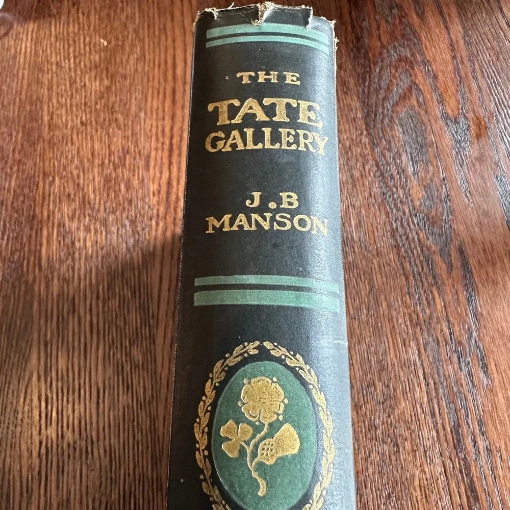 The Tate Gallery J.B. Manson Vintage Art History Hardcover Book Illustrated